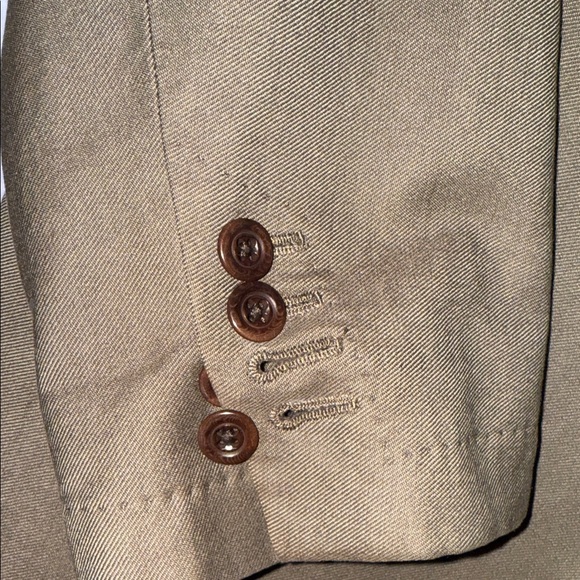 Dries Van Noten Tan Khaki Brown Blazer Sport Coat 40 R - Picture 2 of 13